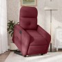 Sillón eléctrico reclinable elevable de tela rojo tinto de , Sillones - Ref: Foro24-3206816, Precio: 300,71 €, Descuento: %