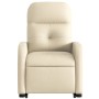 Sillón eléctrico reclinable elevable de tela color crema de , Sillones - Ref: Foro24-3206821, Precio: 308,97 €, Descuento: %