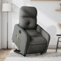 Liftable reclining electric massage chair dark gray fabric by , Armchairs - Ref: Foro24-3206823, Price: 303,24 €, Discount: %