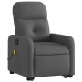 Liftable reclining electric massage chair dark gray fabric by , Armchairs - Ref: Foro24-3206823, Price: 303,24 €, Discount: %