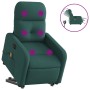 Sillón masaje eléctrico reclinable elevable tela verde oscuro de , Sillones - Ref: Foro24-3206828, Precio: 317,63 €, Descuent...