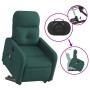 Sillón masaje eléctrico reclinable elevable tela verde oscuro de , Sillones - Ref: Foro24-3206828, Precio: 317,63 €, Descuent...