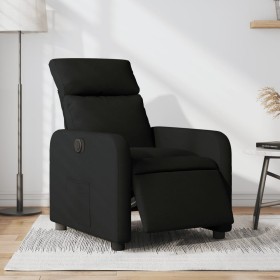 Sillón reclinable eléctrico de tela negro de , Sillones - Ref: Foro24-3206683, Precio: 235,28 €, Descuento: %