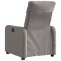 Sillón reclinable de masaje eléctrico tela gris taupe de , Sillones - Ref: Foro24-3206697, Precio: 250,92 €, Descuento: %