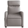 Sillón reclinable de masaje eléctrico tela gris taupe de , Sillones - Ref: Foro24-3206697, Precio: 250,92 €, Descuento: %