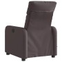 Sillón reclinable de masaje eléctrico tela marrón oscuro de , Sillones - Ref: Foro24-3206695, Precio: 273,12 €, Descuento: %