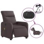 Sillón reclinable de masaje eléctrico tela marrón oscuro de , Sillones - Ref: Foro24-3206695, Precio: 273,12 €, Descuento: %