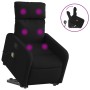 Black Fabric Liftable Massage Recliner by , Armchairs - Ref: Foro24-3206710, Price: 254,10 €, Discount: %