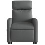 Sillón de masaje eléctrico reclinable elevable tela gris oscuro de , Sillones - Ref: Foro24-3206727, Precio: 300,04 €, Descue...