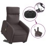 Electric massage chair with liftable recliner, dark brown fabric by , Armchairs - Ref: Foro24-3206731, Price: 309,82 €, Disco...