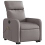 Liftable reclining electric massage chair taupe fabric by , Armchairs - Ref: Foro24-3206733, Price: 303,12 €, Discount: %