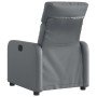 Sillón reclinable eléctrico de cuero sintético gris de , Sillones - Ref: Foro24-3206738, Precio: 249,59 €, Descuento: %