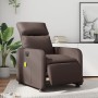 Brown synthetic leather electric reclining massage chair by , Armchairs - Ref: Foro24-3206744, Price: 229,88 €, Discount: %