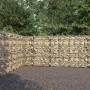 Gabion wall with galvanized steel covers 900x50x200 cm by vidaXL, fence panels - Ref: Foro24-144916, Price: 753,83 €, Discoun...