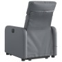 Gray Artificial Leather Foot Massage Recliner by , Armchairs - Ref: Foro24-3206759, Price: 248,99 €, Discount: %