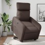 Sillón reclinable elevable eléctrico de cuero sintético marrón de , Sillones - Ref: Foro24-3206765, Precio: 339,99 €, Descuen...