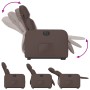 Sillón reclinable elevable eléctrico de cuero sintético marrón de , Sillones - Ref: Foro24-3206765, Precio: 339,99 €, Descuen...