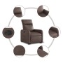 Sillón reclinable elevable eléctrico de cuero sintético marrón de , Sillones - Ref: Foro24-3206765, Precio: 339,99 €, Descuen...