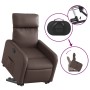 Sillón reclinable elevable eléctrico de cuero sintético marrón de , Sillones - Ref: Foro24-3206765, Precio: 339,99 €, Descuen...