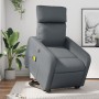 Sillón de masaje elevable eléctrico cuero sintético gris de , Sillones - Ref: Foro24-3206773, Precio: 305,94 €, Descuento: %