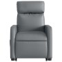 Sillón de masaje elevable eléctrico cuero sintético gris de , Sillones - Ref: Foro24-3206773, Precio: 305,94 €, Descuento: %