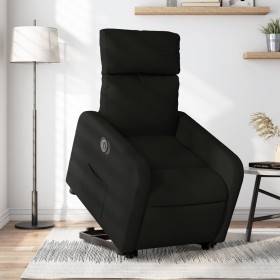 Sillón eléctrico reclinable elevable de tela negro de , Sillones - Ref: Foro24-3206719, Precio: 295,99 €, Descuento: %