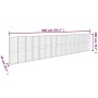 Gabionenwand mit verzinkten Stahlabdeckungen 900x50x200 cm von vidaXL, Zaunpaneele - Ref: Foro24-144916, Preis: 786,05 €, Rab...