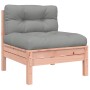 2-seater garden sofa with cushions and footrest by , Modular outdoor sofas - Ref: Foro24-838175, Price: 237,99 €, Discount: %