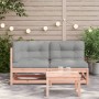 2-seater garden sofa with solid Douglas wood cushions by , Modular outdoor sofas - Ref: Foro24-838123, Price: 157,22 €, Disco...