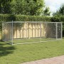 Jaula de perros con puerta acero galvanizado gris 4x2x1,5 m de , Casetas y cercados para perros - Ref: Foro24-3209578, Precio...