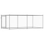 Dog cage with gray galvanized steel door 4x2x1.5 m by , Dog kennels and fences - Ref: Foro24-3209578, Price: 217,99 €, Discou...