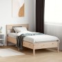 Estructura de cama con cabecero madera maciza pino 75x190 cm de , Camas y somieres - Ref: Foro24-842678, Precio: 70,99 €, Des...