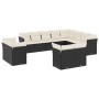 Gartensofa-Set 12-teilig mit schwarzen synthetischen Rattankissen von , Gartensets - Ref: Foro24-3250365, Preis: 789,32 €, Ra...