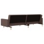 Sofá cama de 2 plazas con dos almohadas tela gris taupe de , Sofás - Ref: Foro24-375908, Precio: 251,34 €, Descuento: %