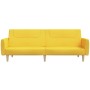 2 seater yellow fabric sofa bed by , Sofas - Ref: Foro24-375789, Price: 246,25 €, Discount: %