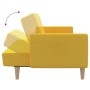 2 seater yellow fabric sofa bed by , Sofas - Ref: Foro24-375789, Price: 246,25 €, Discount: %