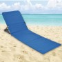 HI Blue PVC folding beach chair mat by , Loungers - Ref: Foro24-423979, Price: 33,07 €, Discount: %