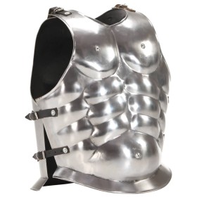 Roman soldier armor cuirass role-playing silver steel by , Collectible weapons - Ref: Foro24-286209, Price: 120,47 €, Discoun...