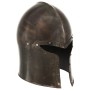 Antiker mittelalterlicher Ritterhelm Replik LARP Stahl Silber von , Sammelwaffen - Ref: Foro24-286237, Preis: 60,09 €, Rabatt: %