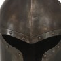 Réplica de casco de caballero medieval antiguo LARP acero plata de , Armas coleccionables - Ref: Foro24-286237, Precio: 60,09...