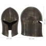 Réplica de casco de caballero medieval antiguo LARP acero plata de , Armas coleccionables - Ref: Foro24-286237, Precio: 60,09...