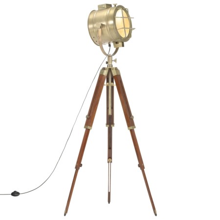 Floor lamp with tripod solid mango wood 165 cm by , Lamps - Ref: Foro24-286112, Price: 140,55 €, Discount: %