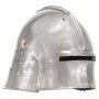 Antique medieval knight helmet replica LARP steel silver by , Collectible weapons - Ref: Foro24-286214, Price: 68,89 €, Disco...