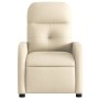 Sillón reclinable de tela crema de , Sillones - Ref: Foro24-374205, Precio: 218,26 €, Descuento: %