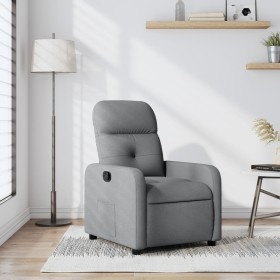 Light Gray Fabric Recliner by , Armchairs - Ref: Foro24-374197, Price: 179,46 €, Discount: %