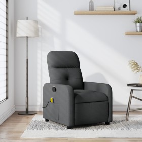 Dark Gray Fabric Reclining Massage Chair by , Armchairs - Ref: Foro24-374207, Price: 184,94 €, Discount: %