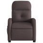 Sillón de masaje reclinable de tela marrón oscuro de , Sillones - Ref: Foro24-374211, Precio: 224,12 €, Descuento: %