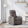 Sillón de masaje reclinable de tela gris taupé de , Sillones - Ref: Foro24-374213, Precio: 226,43 €, Descuento: %