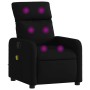 Black Fabric Massage Recliner by , Armchairs - Ref: Foro24-374176, Price: 193,55 €, Discount: %