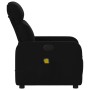 Sillón reclinable de masaje de tela negro de , Sillones - Ref: Foro24-374176, Precio: 193,55 €, Descuento: %